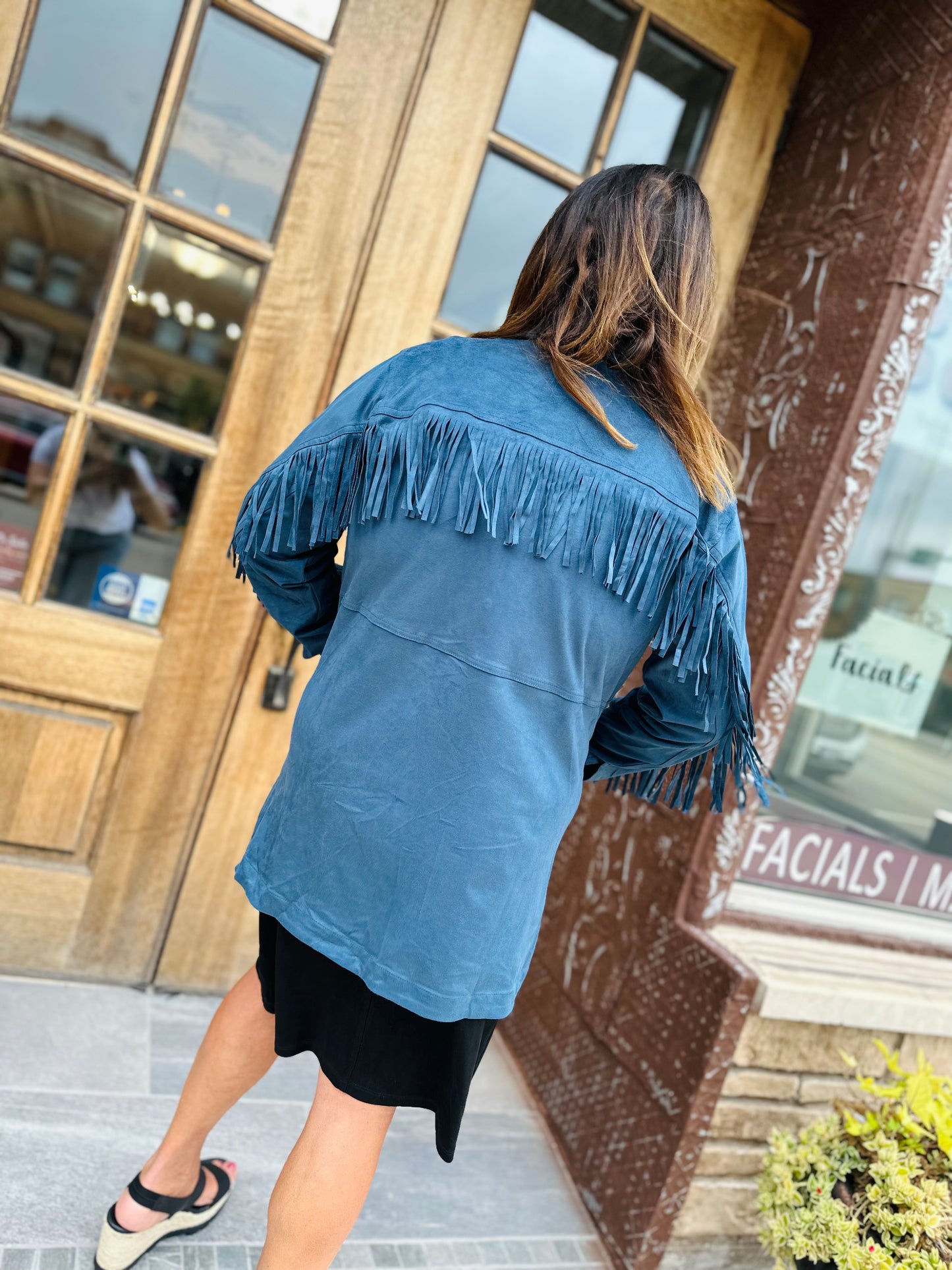 Fringing Out Suede Shacket