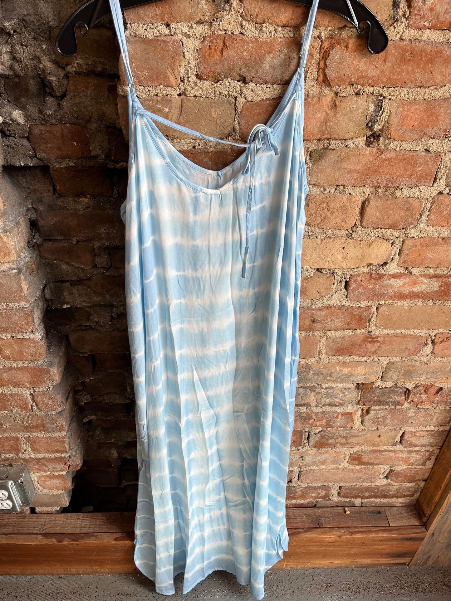 Mudpie Blue Tie Dye Maxi Dress