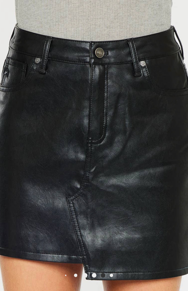 Leather Mini Skirt