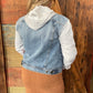 Hooded Denim Jacket