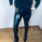 Glossy Faux Leather Legging