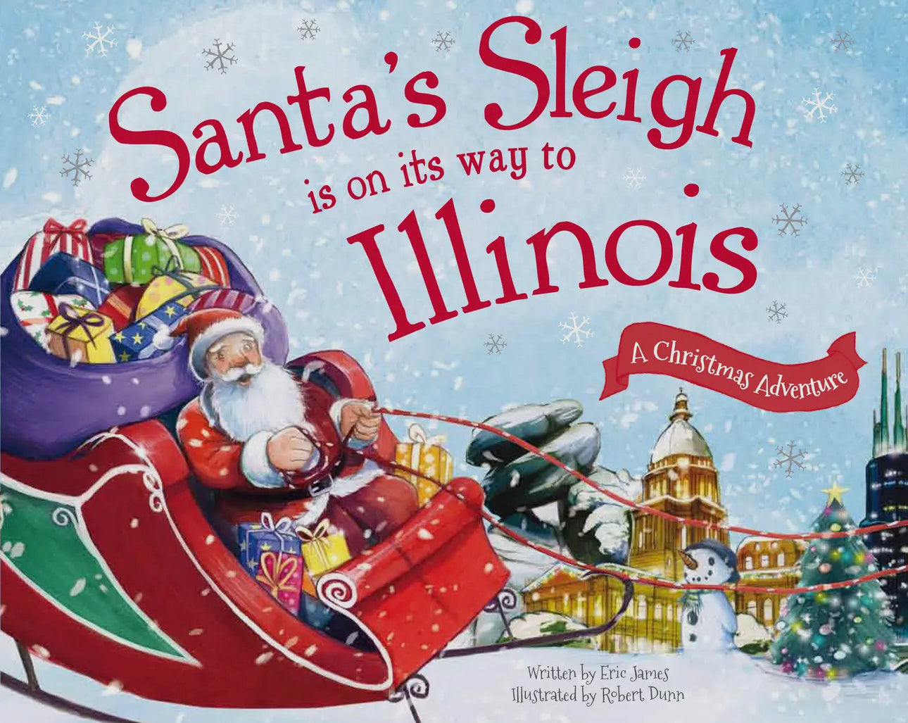 “Santa’s Sleigh is on its way to Illinois”