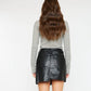 Leather Mini Skirt