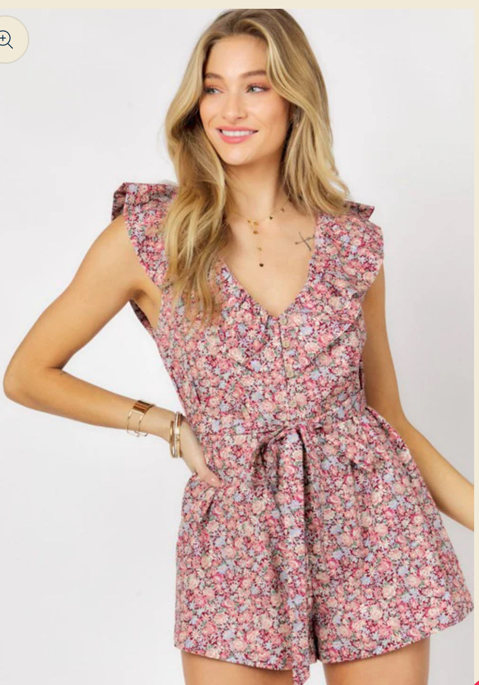 Flirty Floral Romper