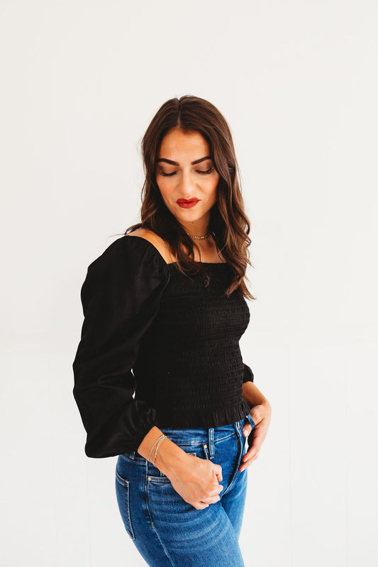 Date Night Puff Sleeve Top