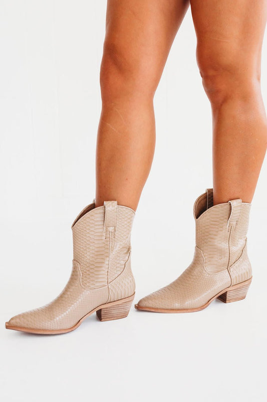 Zou Zou Snakeskin Boot