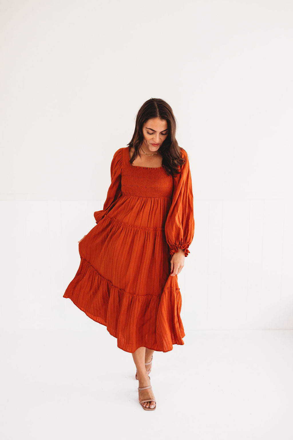 Sunset Peasant Midi