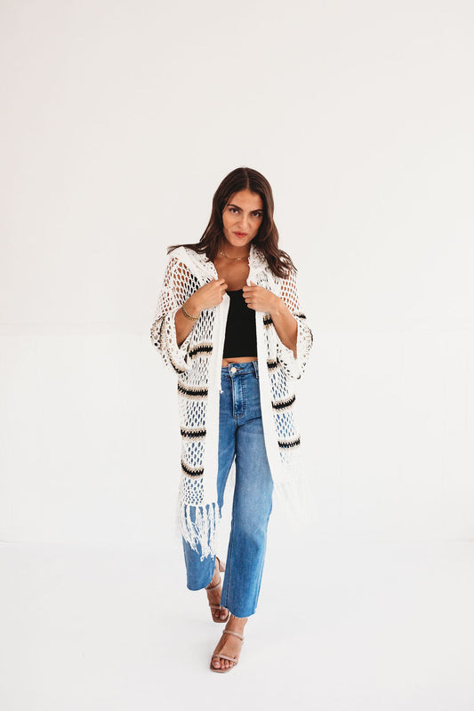 Crochet Fringe Cardigan