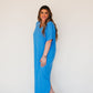 Lt. Blue Miami Kaftan Maxi