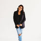 Boyfriend Faux Leather Blazer