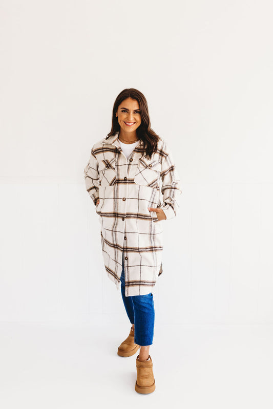 Tanner Plaid Long Flannel