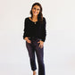 V-neck Dolman Sweater