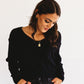 V-neck Dolman Sweater