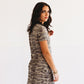 Camo Suede Dress