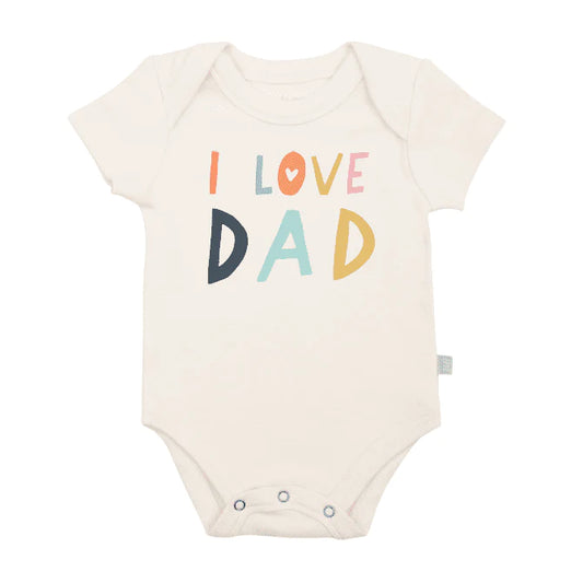 I Love Mom/Dad Graphic Onesie