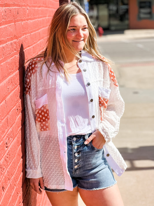 Patch Me Up Crochet Top