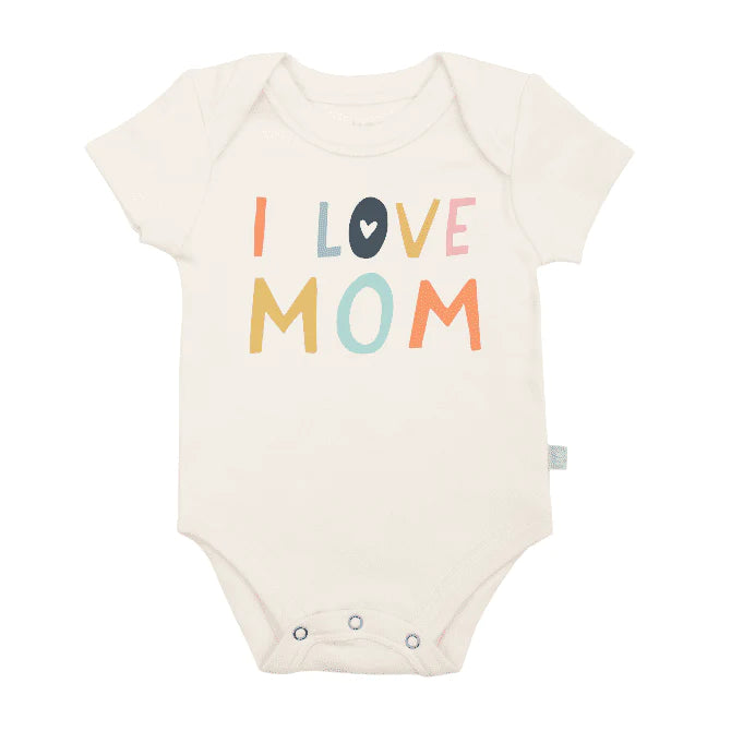 I Love Mom/Dad Graphic Onesie