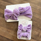 Lavender Velvet Bow