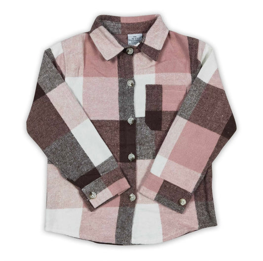 Pink Flannel Shacket