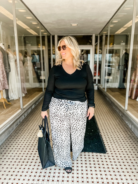 Spotted Palazzo Pant