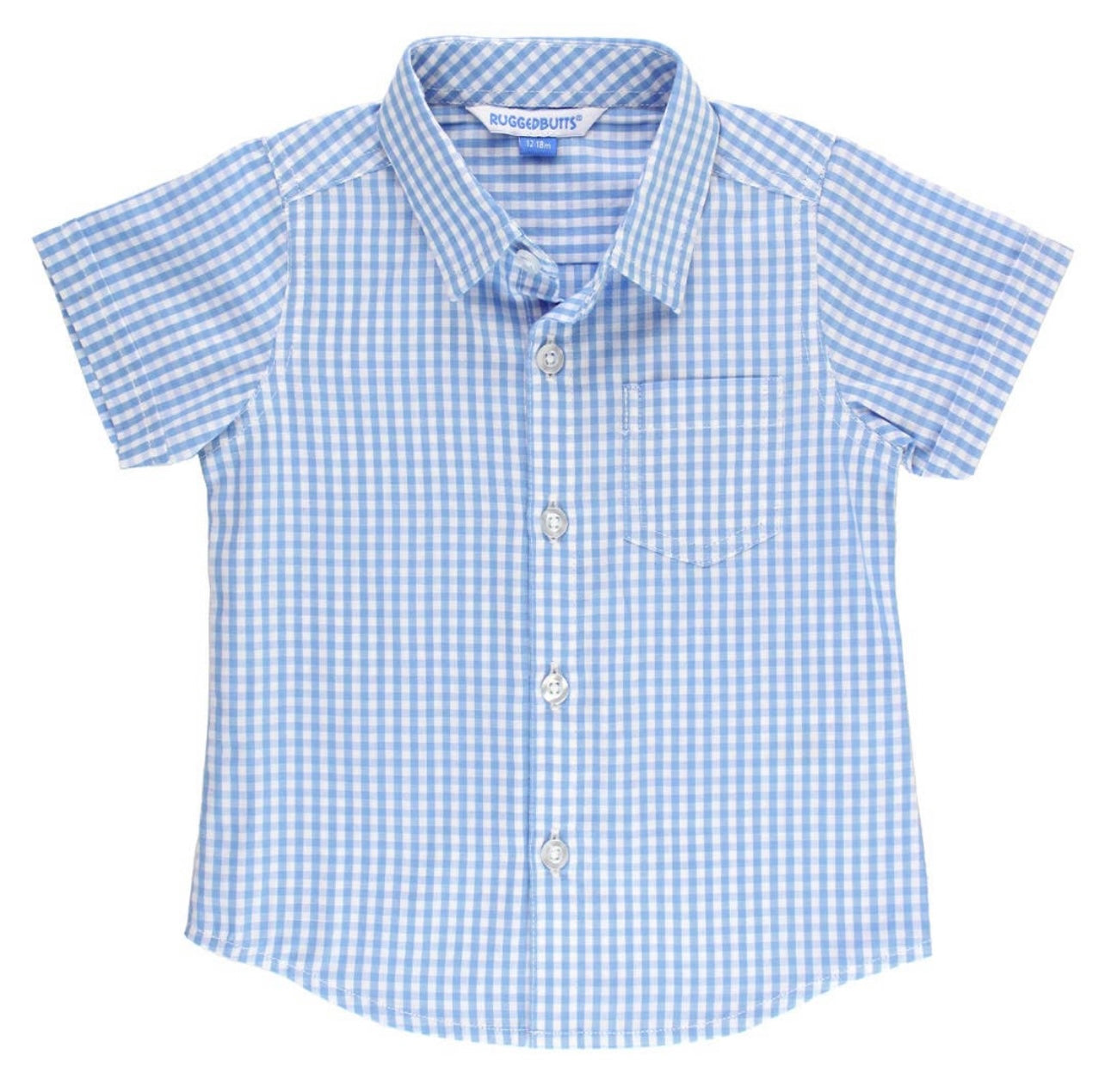 Boys Gingham Button Down